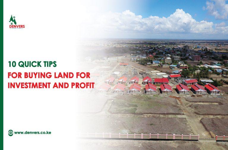 10 Quick Tips for Buying Land for Investment and Profit