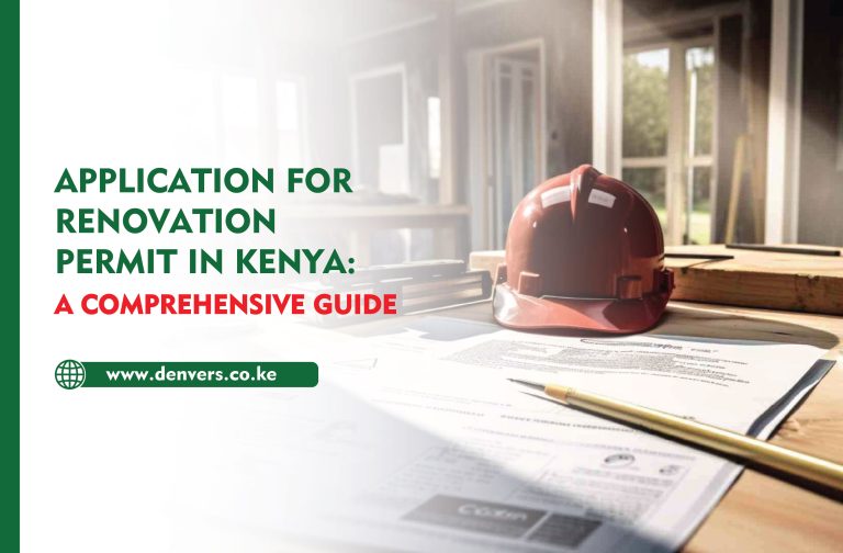 Application for Renovation Permit in Kenya